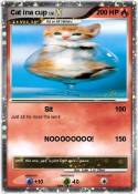 Cat ina cup