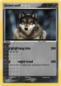 brown wolf