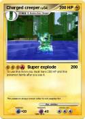 Charged creeper