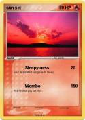 sun set