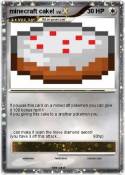 minecraft cake!