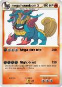 mega houndoom X mega houndoom X