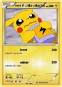 vote if u like pikachu vote if u like