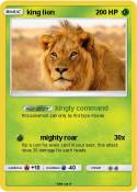 king lion