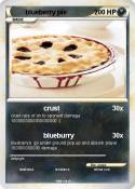 blueberry pie