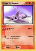 Cristal the Espeon Cristal the