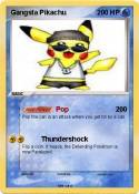 Gangsta Pikachu