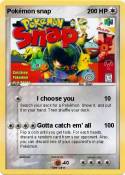Pokémon snap