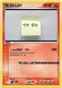 TO DO LIST