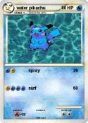 water pikachu