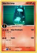 blue fire lamp
