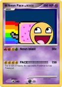 M Neon Face