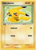 baby pikachu