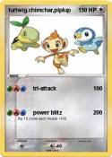 turtwig,chimchar,piplup