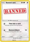 Banned card