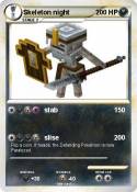 Skeleton night