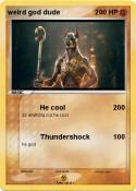 weird god dude