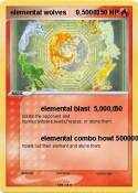 elemental wolves 9,5000, elemental