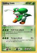 Golfing Yoshi