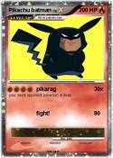 Pikachu batman