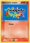 Vote if u love neopets Vote if u love