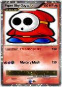 Paper Shy Guy