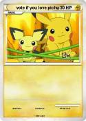 vote if you love pichu vote if you