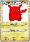 red pikachu ex