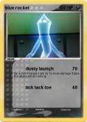 blue rocket