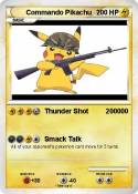 Commando Pikachu Commando