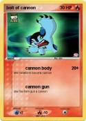 bolt of cannon