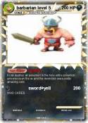 barbarian level