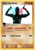 black swordsman