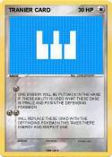 TRANIER CARD TRANIER CARD