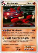Fire Lucario