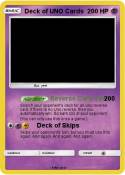 Deck of UNO