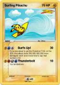Surfing Pikachu