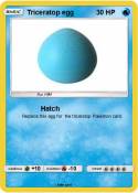 Triceratop egg
