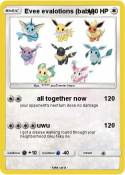 Evee evalotions