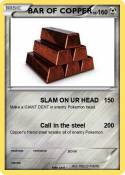 BAR OF COPPER