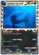 number one card