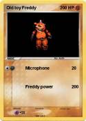 Old toy Freddy