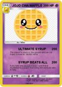 JOJO CWA WAFFLE