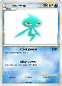 cyan wisp