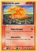Pyron the fire