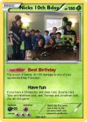 Nicks 10th Bday