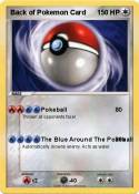 Back of Pokemon Card Back of Pokemon