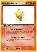 sword pickachu