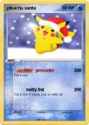 pikachu santa