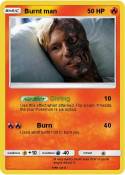 Burnt man